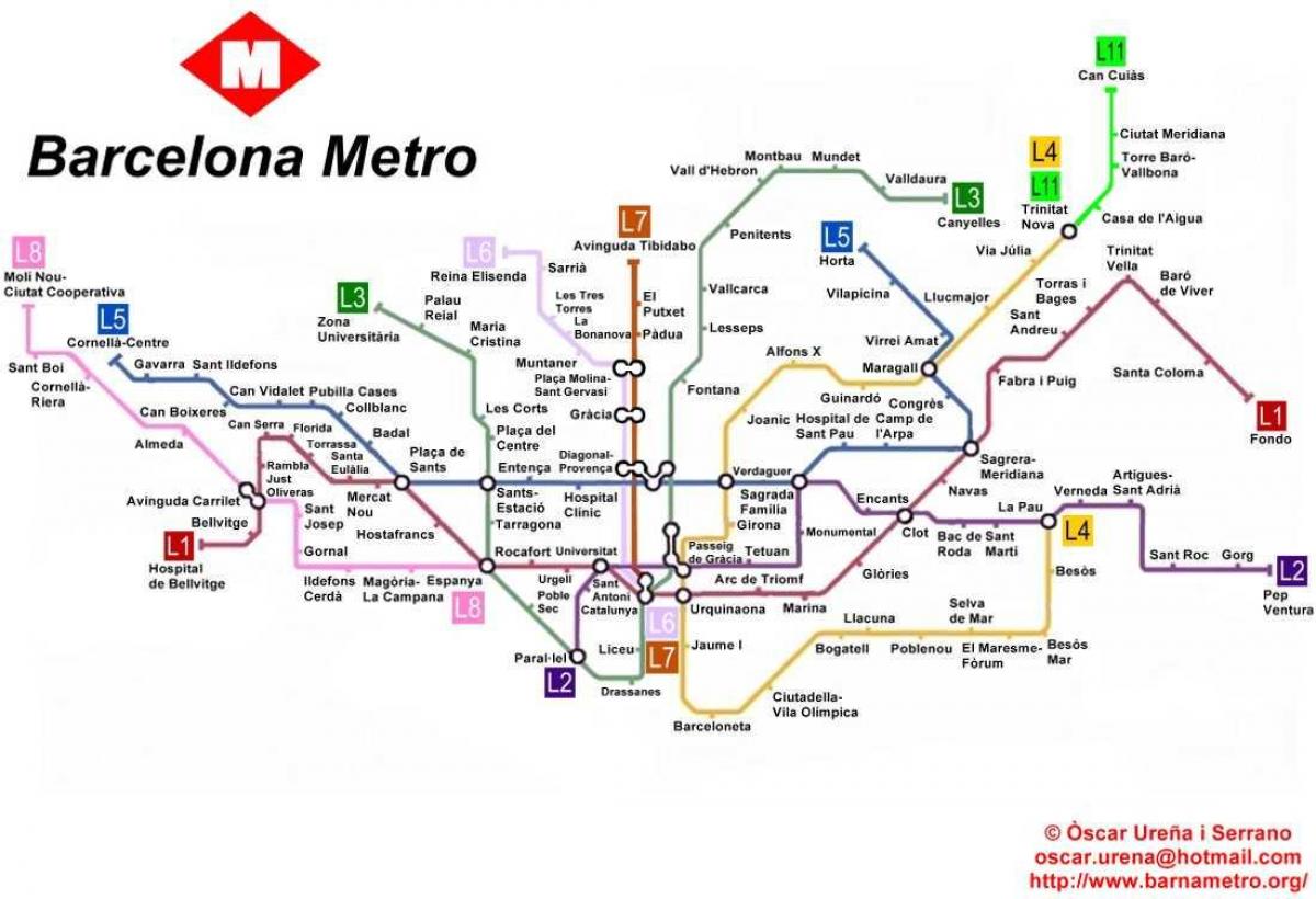 Barcelona Tube Map Barcelona Tube Map App Catalonia Spain