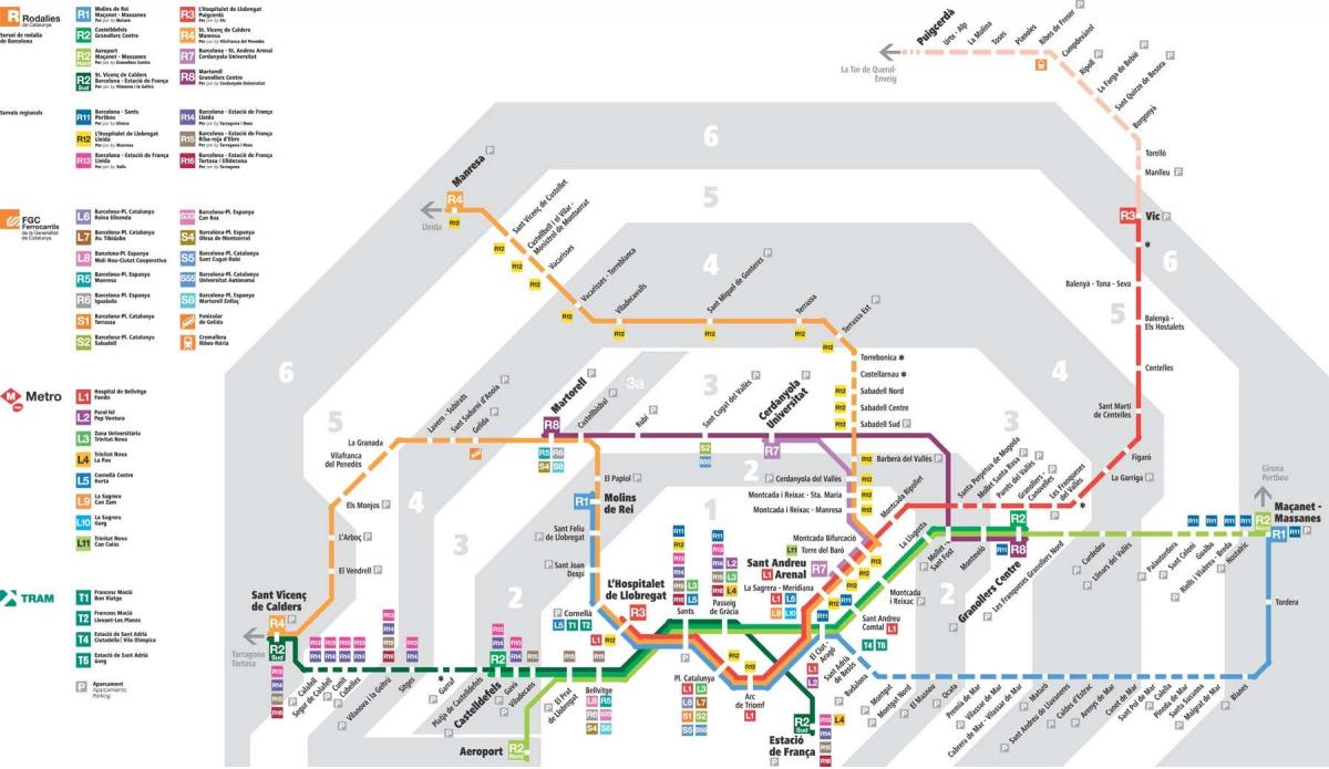 barcelona train map renfe