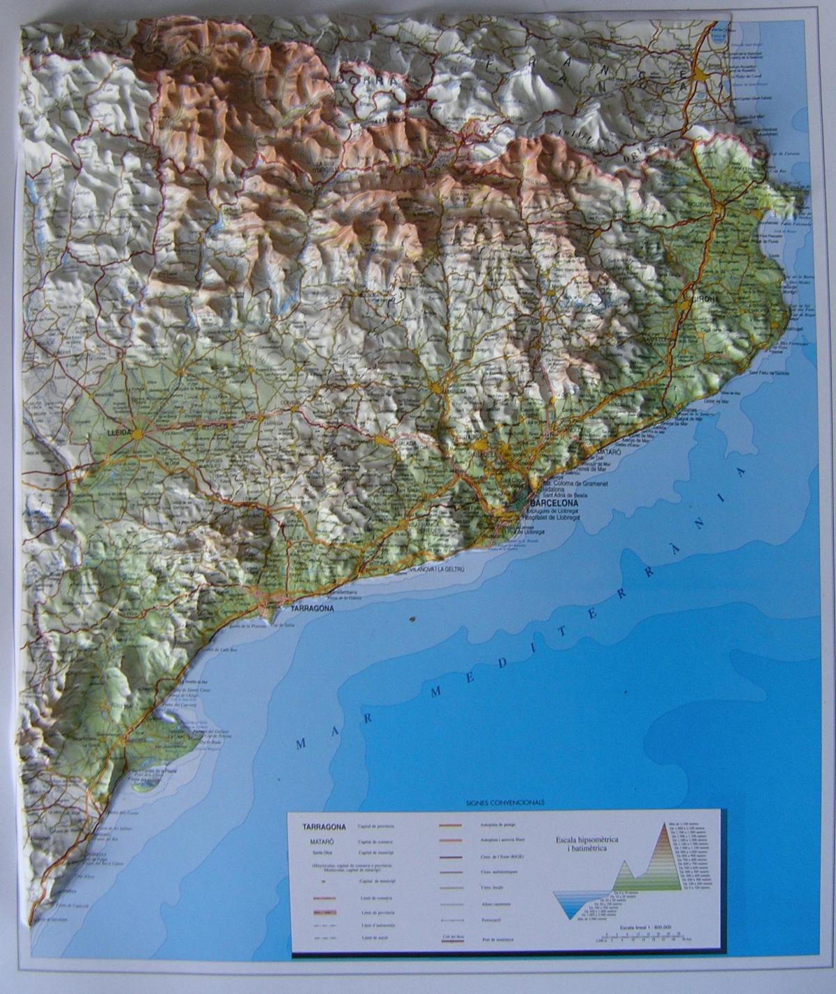 map of barcelona 3d