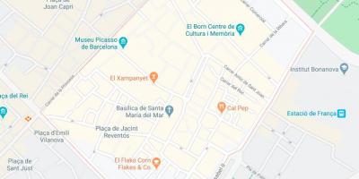 Born barcelona map