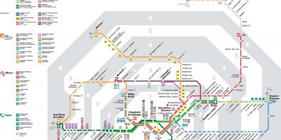 Barcelona train map renfe